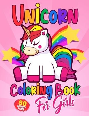 Cover for Bnn Publishing · Unicorn Coloring Book For Girls (Paperback Bog) (2020)