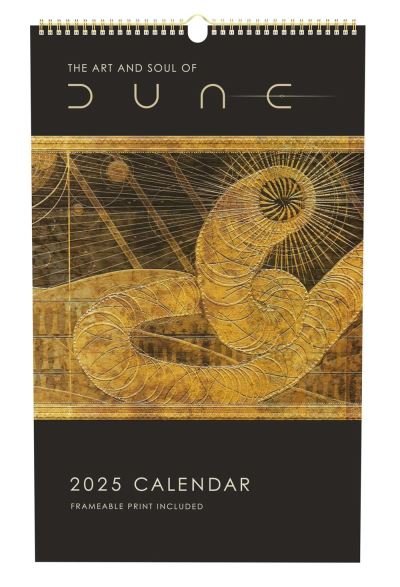 2025 The Art and Soul of Dune Poster Wall Calendar - Insights - Produtos - Insight Editions - 9798886637045 - 24 de setembro de 2024