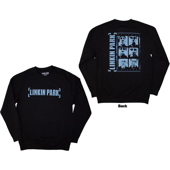 Cover for Linkin Park · Linkin Park Unisex Sweatshirt: Meteora Portraits (Black) (Back Print) (CLOTHES)