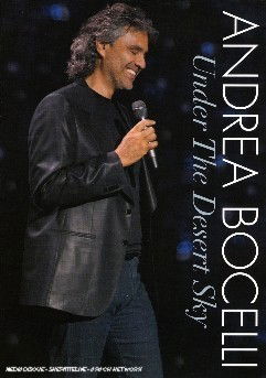 Under The Desert Sky - Andrea Bocelli - Elokuva - POLYDOR - 0602517043046 - torstai 2. marraskuuta 2006