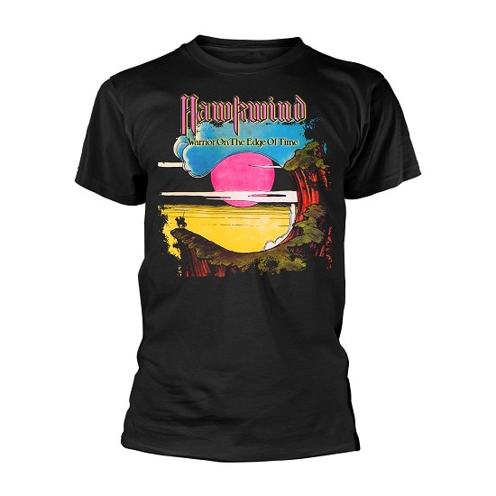 Cover for Hawkwind · Hawkwind: Warrior On The Edge Of Time (Black) (T-Shirt Unisex Tg. S) (N/A) [size S] [Black edition] (2019)