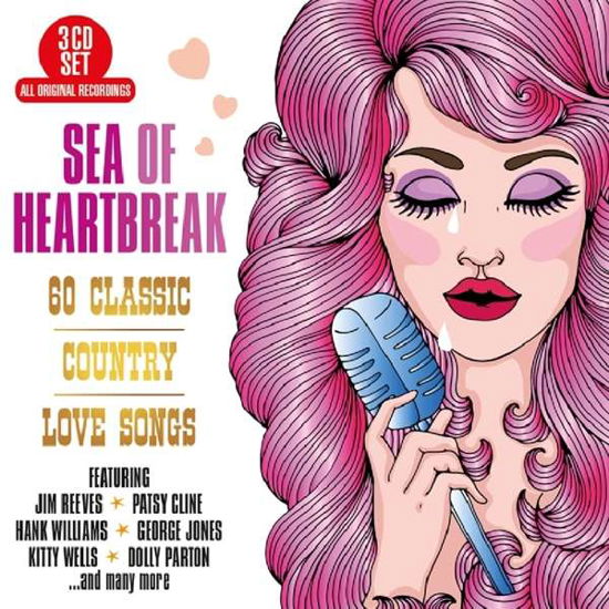 Sea Of Heartbreak - 60 Classic Country Love Songs - V/A - Musikk - BIG 3 - 0805520132046 - 25. januar 2019