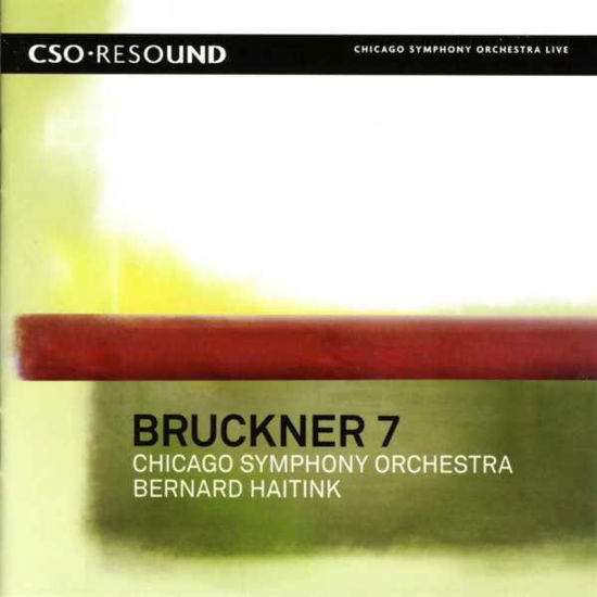 Symphony No.7 - Anton Bruckner - Musik - CHICAGO SYMPHONY ORCHESTRA - 0810449017046 - 9 oktober 2007