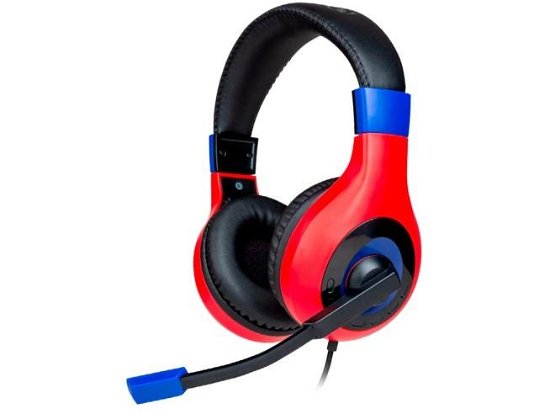 Bigben Nintendo Switch Headset Mario Red / blue (Merchandise) - Nacon - Produtos -  - 3665962007046 - 25 de março de 2022