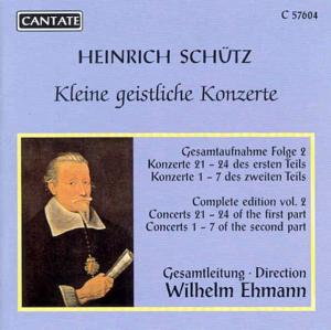 Cover for Schutz / Kantorei / Ehmann · Kleine Geistliche Konzerte (CD) (1995)