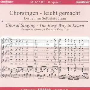 Cover for Wolfgang Amadeus Mozart (1756-1791) · Chorsingen leicht gemacht - Wolfgang Amadeus Mozart: Requiem d-moll KV 626 (Sopran) (CD)