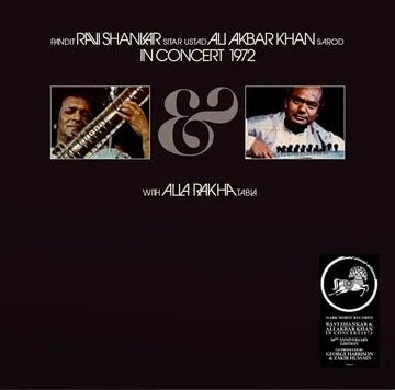 Cover for RAVI SHANKAR &amp; ALI AKBAR KHAN · In Concert 1972 (LP) [Black Friday 2023 edition] (2023)