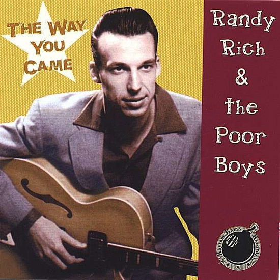 Cover for Randy Rich · Way You Came (CD) (2012)