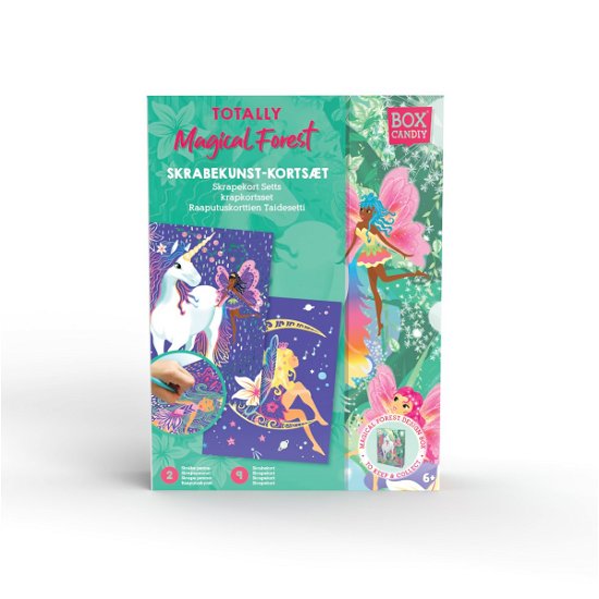 Cover for Box Candiy · Box Candiy - Scratch Art - Totally Magical Forest - (bc-1902) (Toys)