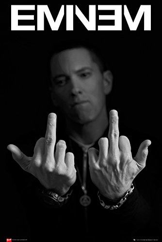 EMINEM  - Poster Fingers (91.5x61) - Großes Poster - Koopwaar - Gb Eye - 5028486249046 - 7 februari 2019