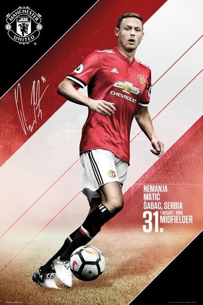 Cover for Manchester United · Manchester United - Matic 17/18 (poster Maxi 61x915 Cm) (MERCH)