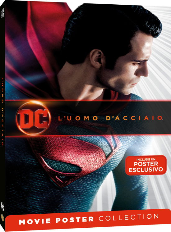 Cover for Amy Adams,henry Cavill,kevin Costner,russell Crowe,diane Lane,michael Shannon · Uomo D'acciaio (L') - Ltd Movie Poster Edition (DVD) (2019)