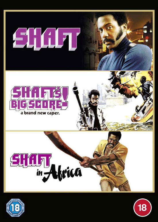 Shaft 1 to 3 (1971-1973) - Shaft / Shafts Big Score / Shaft in Africa - Elokuva - Warner Bros - 5051892228046 - maanantai 27. heinäkuuta 2020