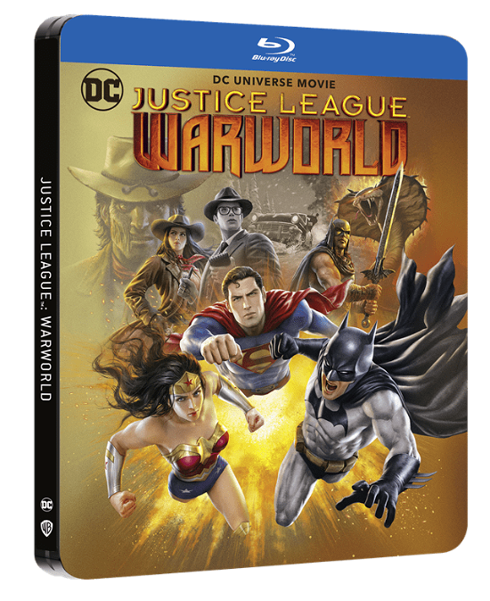 Cover for Jeff Wamester · DC Universe Movie - Justice League - Warworld Limited Edition Steelbook (Blu-ray) (2023)
