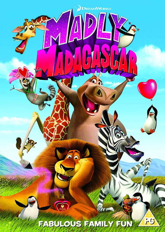 Cover for Madly Madagascar DVD · Madly Madagascar (DVD) (2018)