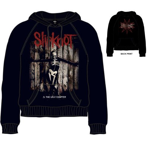 Slipknot Unisex Pullover Hoodie: .5 The Gray Chapter (Back Print) - Slipknot - Merchandise - Bravado - 5055295395046 - 