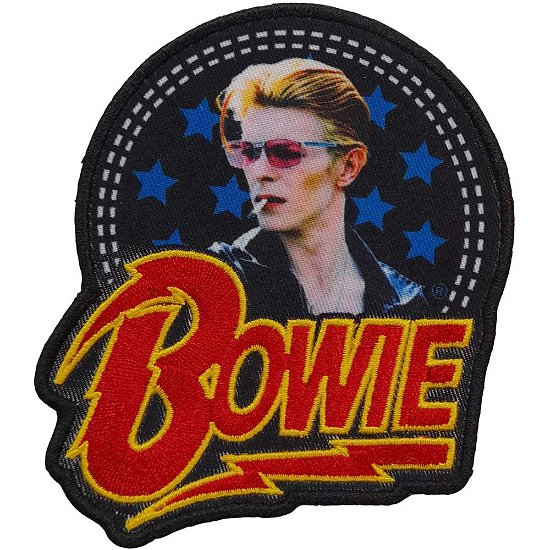 Cover for David Bowie · David Bowie Standard Printed Patch: Smoking Woven Logo (Patch)