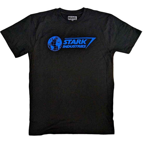 Marvel Comics Unisex T-Shirt: Stark Industries Blue - Marvel Comics - Produtos -  - 5056561097046 - 
