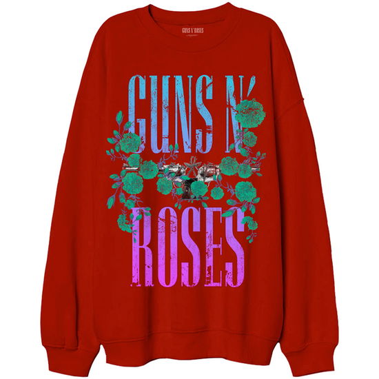 Cover for Guns N Roses · Guns N' Roses Unisex Sweatshirt: Guns &amp; Vine (Oversized) (Bekleidung) [size S] (2024)