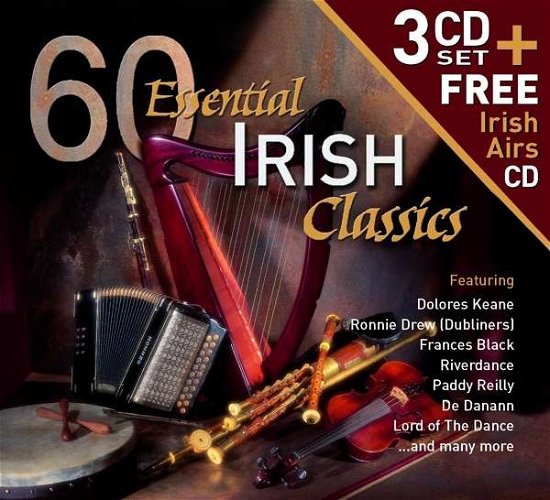 Cover for 60 Essential Irish Classics (CD) (2009)