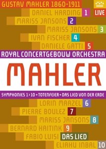 Cover for Royal Concertgebouw Orchestra · Mahler - Symphonies (DVD) (2013)