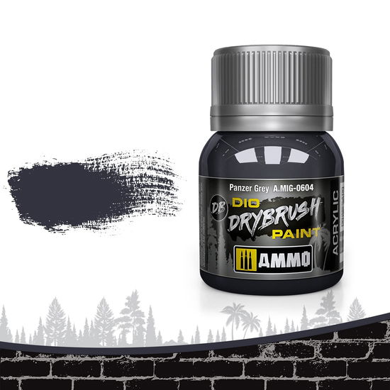 Drybrush Panzer Grey 40 Ml Jar (10/20) * - Ammo Mig Jiminez - Gadżety -  - 8432074006046 - 