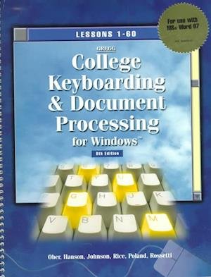 Cover for Ober · Gregg College Keyboarding and Document Processing for Windows, Book 1 Shrinwrap for Ms Word 97 (Gebundenes Buch) [8 Rev edition] (1998)