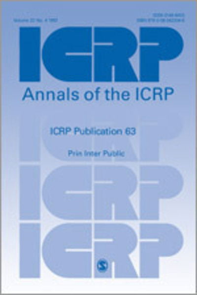 Cover for Icrp · ICRP Publication 63: Principles for Intervention for Protection of the Public in a Radiological Emergency - Annals of the ICRP (Paperback Book) (1993)