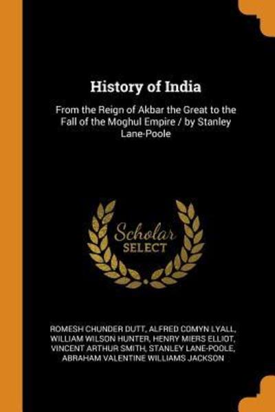 Cover for Romesh Chunder Dutt · History of India (Paperback Book) (2018)