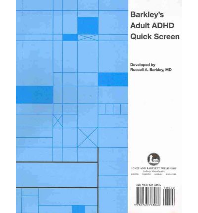 Cover for Russell A. Barkley · ADHD Quick Screen and Major Life Actions (Paperback Book) (2008)