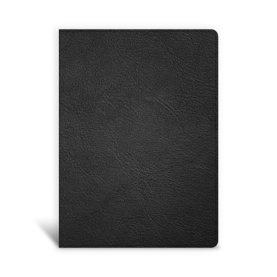 Cover for Holman Bible Publishers · KJV Single-Column Wide-Margin Bible, Holman Handcrafted Collection, Black Premium Goatskin (Leather Book) (2022)