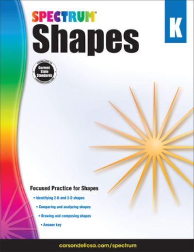 Cover for Spectrum · Shapes, Grade K (Paperback Book) (2016)