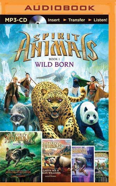 Cover for Brandon Mull · Spirit Animals: Wild Born, Hunted, Blood Ties, Fire and Ice, Against the Tide (MP3-CD) (2015)