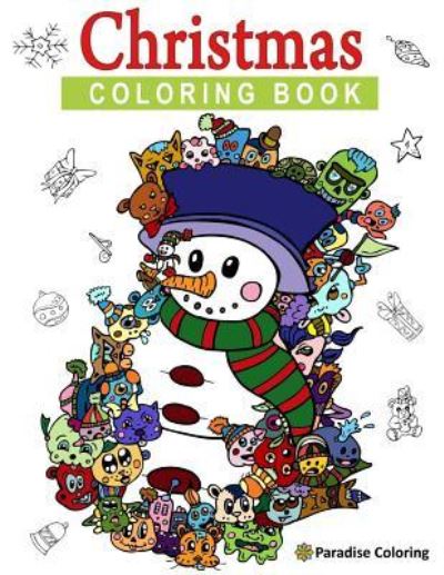 Cover for Paradise Coloring Books · Christmas Coloring Book for Adults (Paperback Book) (2015)