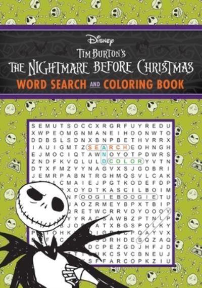 Cover for Editors of Thunder Bay Press · Nightmare Before Christmas Word Search and Coloring Book (Buch) (2021)