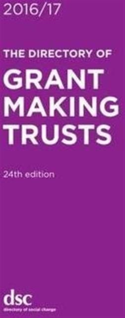 Cover for Denise Lillya · The Directory of Grant Making Trusts (Hardcover bog) [24 Rev ed edition] (2015)
