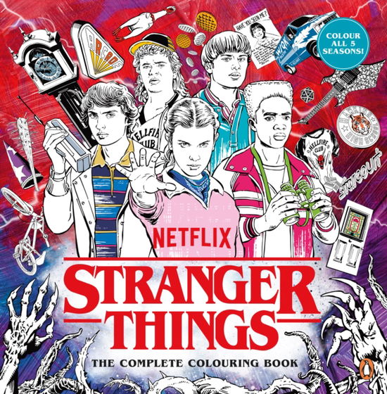 Cover for Netflix Entertainment LLC · Stranger Things: The Complete Colouring Book: Seasons 1-5 (Paperback Book) (2025)