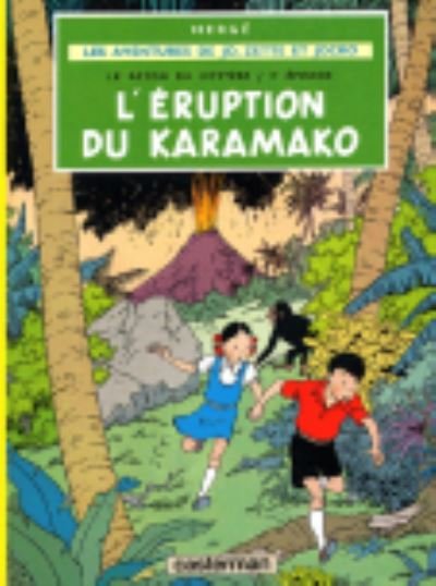 Cover for Herge · Les aventures de Jo, Zette et Jocko: L'eruption du Karamako (Hardcover bog) (1998)