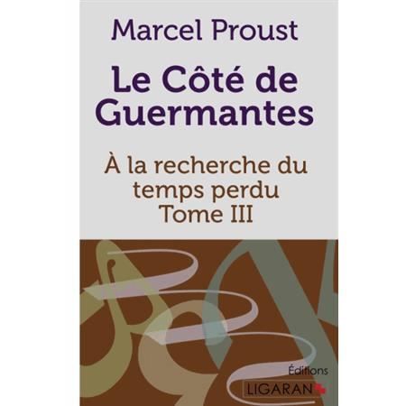 Cover for Marcel Proust · Le Côté de Guermantes (Paperback Book) (2015)