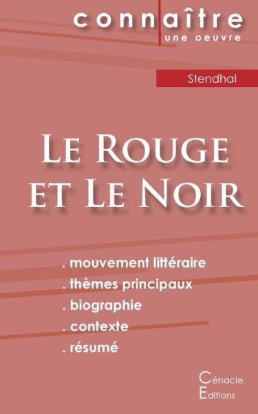 Fiche De Lecture Le Rouge et Le Noir De - Stendhal - Bøker -  - 9782367886046 - 27. oktober 2022
