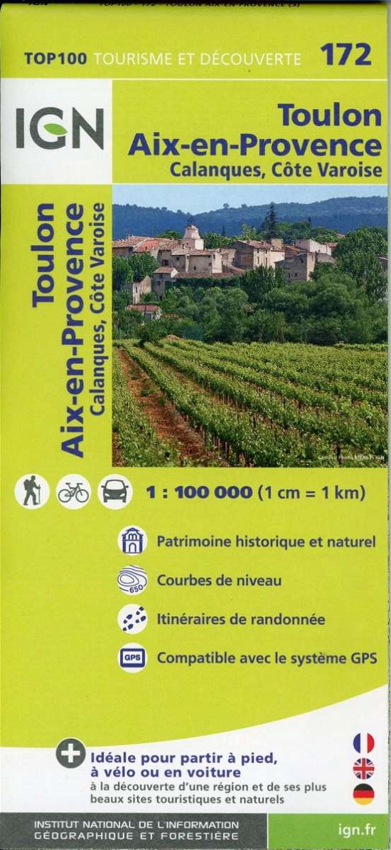 Cover for Ign · IGN TOP100: TOP100: 172 Toulon - Aix-en-Provence (Gebundenes Buch) (2015)