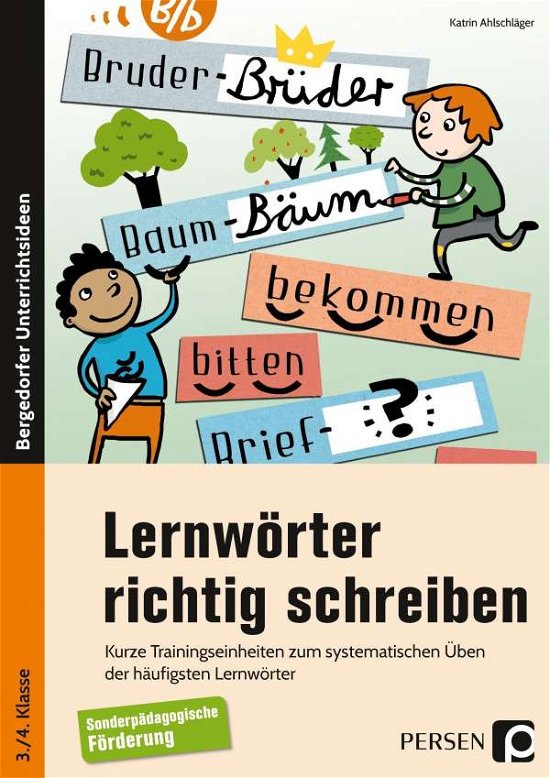 Cover for Ahlschläger · Lernwörter richtig schreibe (Bog)