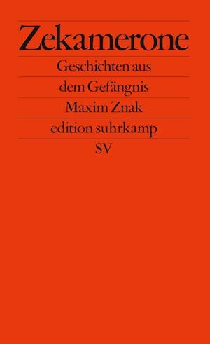 Cover for Maxim Znak · Zekamerone (Bok) (2023)