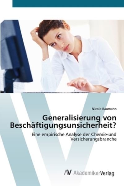 Cover for Baumann · Generalisierung von Beschäftigu (Book) (2012)
