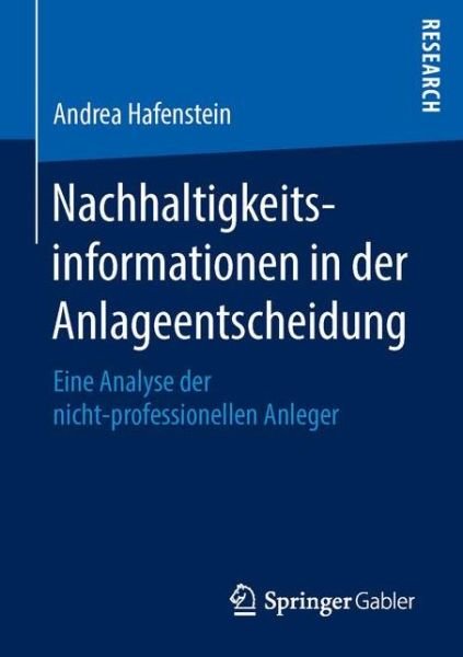 Cover for Hafenstein · Nachhaltigkeitsinformationen (Buch) (2016)