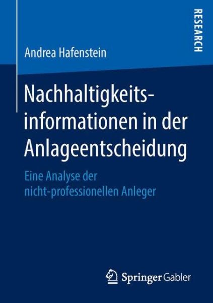 Cover for Hafenstein · Nachhaltigkeitsinformationen (Book) (2016)