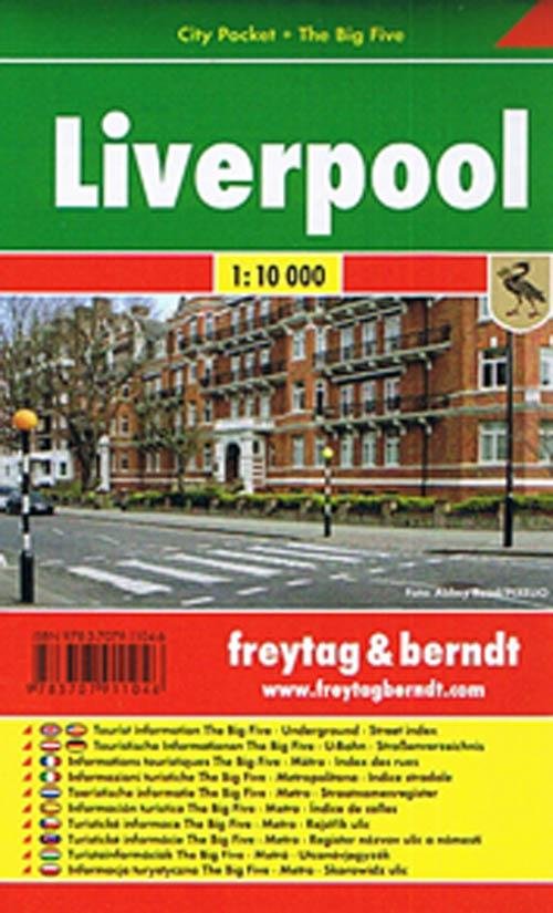 Cover for Freytag &amp; Berndt · Liverpool City Pocket + the Big Five Waterproof 1:10 000 (Map) (2016)