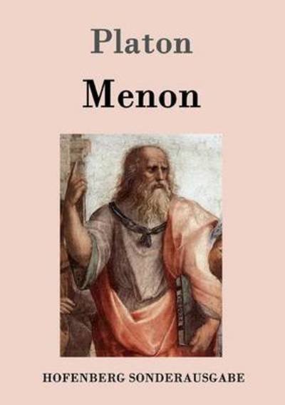 Cover for Platon · Menon (Book) (2016)