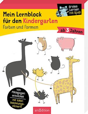 Mein Lernblock für den Kindergarten - Farben und Formen - Hannah Lang - Books - Ars Edition GmbH - 9783845844046 - June 30, 2021