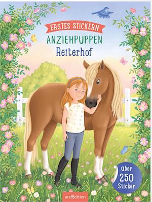 Cover for Tatjana Beimler · Erstes Stickern Anziehpuppen – Reiterhof (Book) (2025)